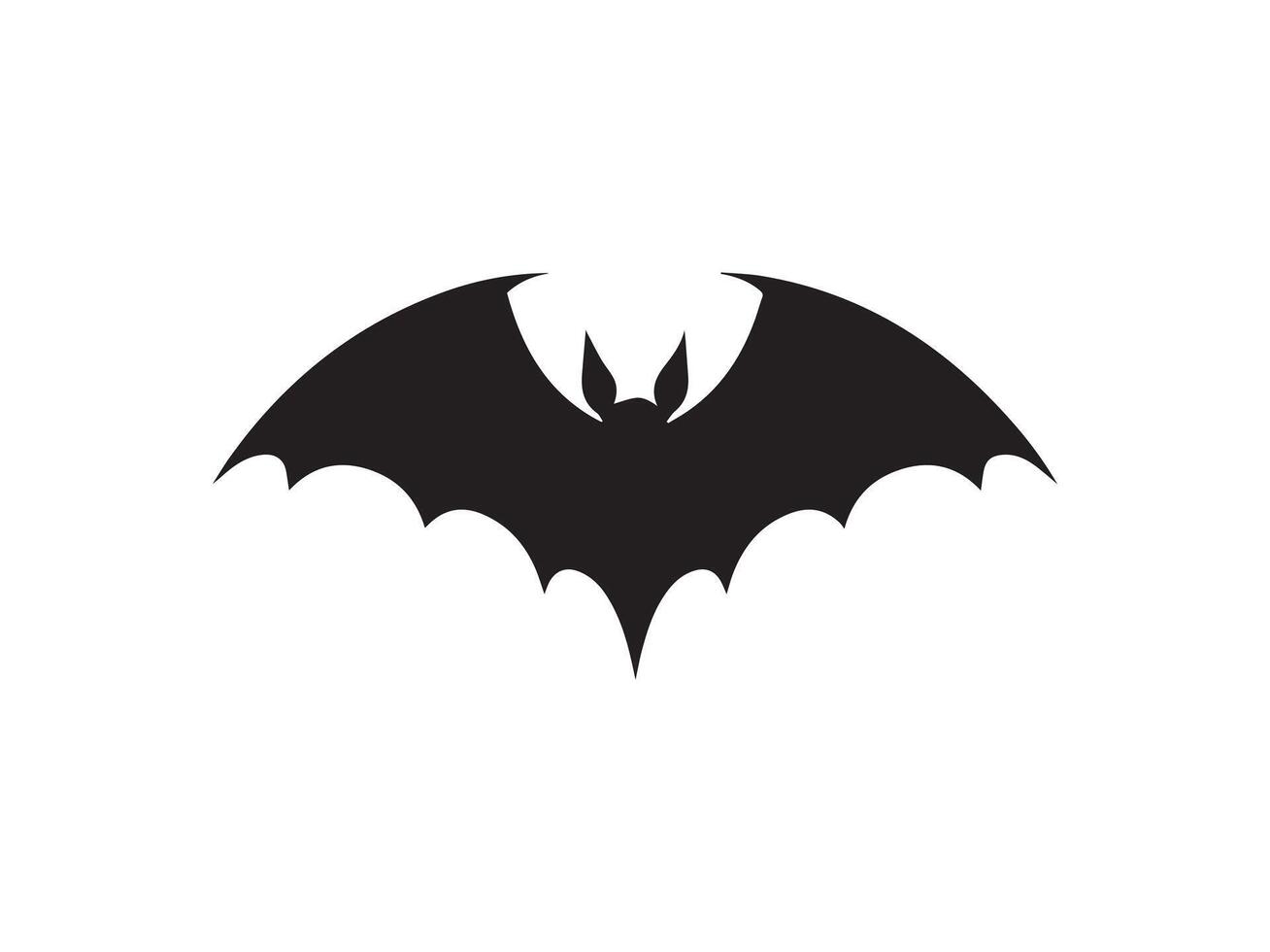 Bat vector icon illustration design .Bat icon design template.