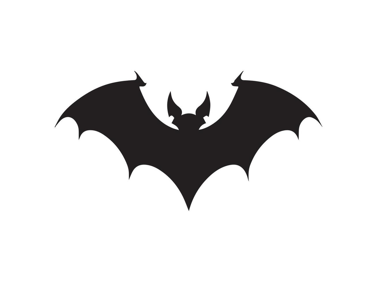 Bat vector icon illustration design .Bat icon design template.