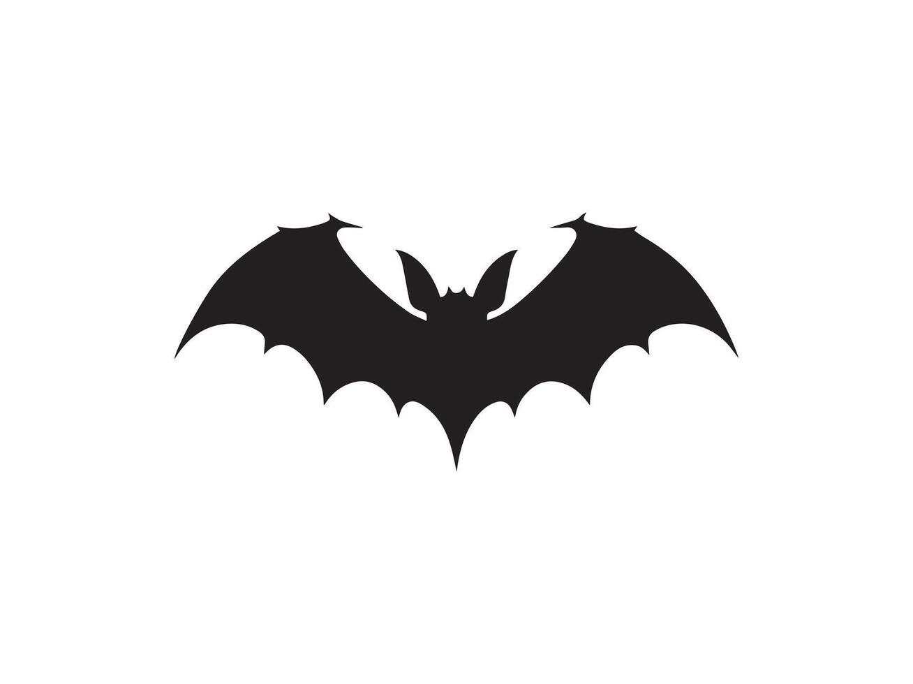 murciélago vector icono ilustración diseño .murciélago icono diseño modelo.
