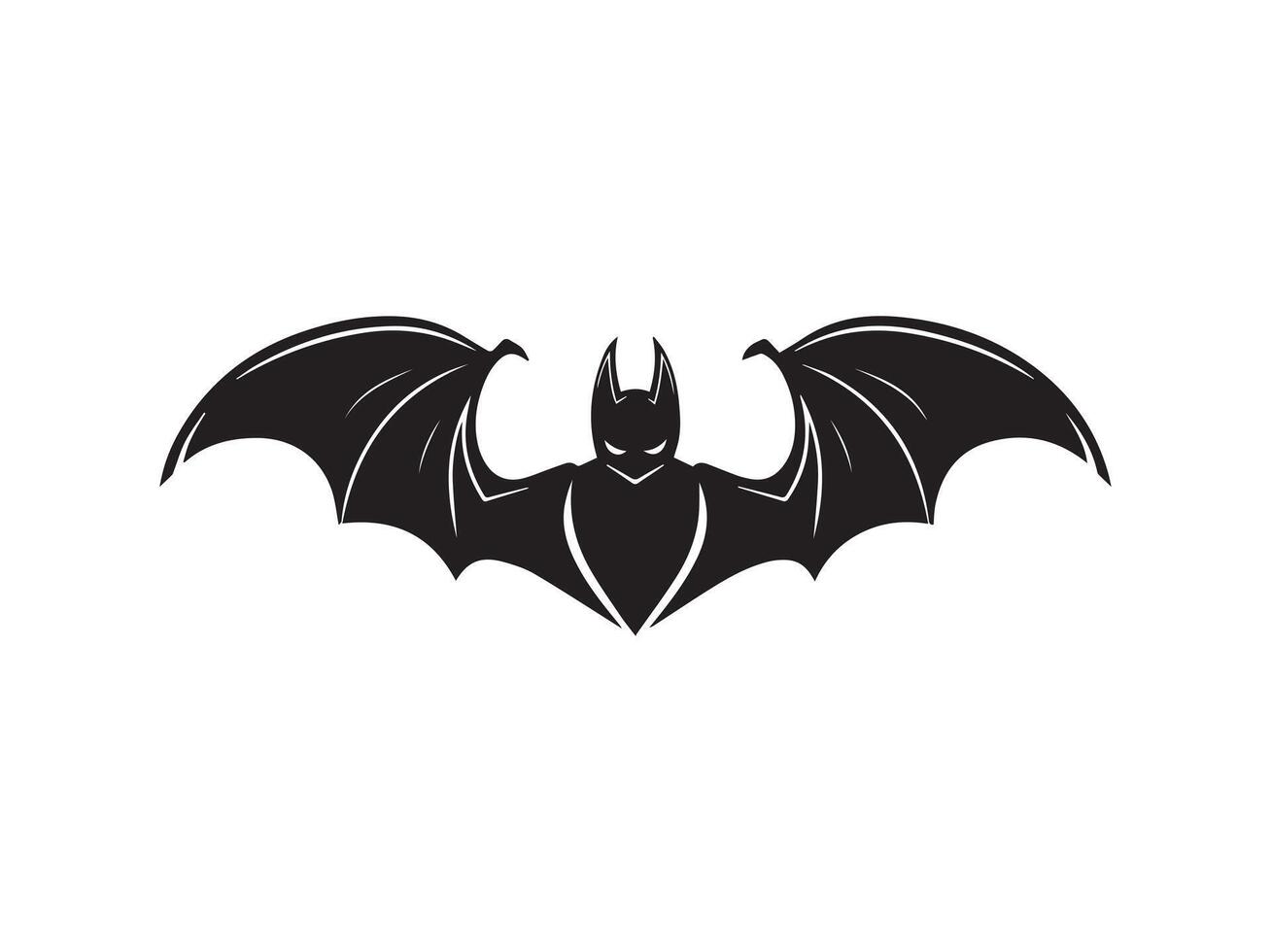 Bat vector icon illustration design .Bat icon design template.