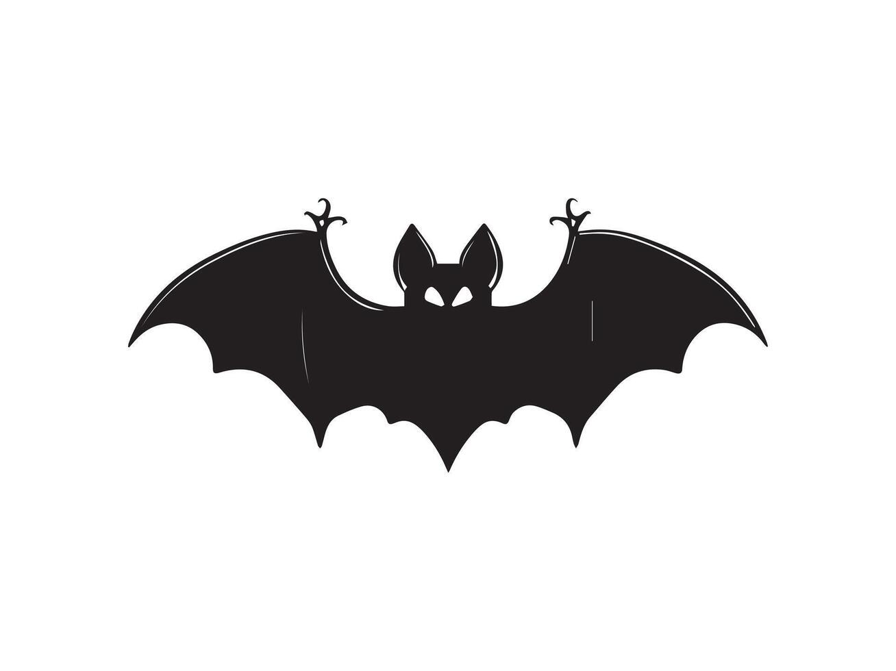 Bat vector icon illustration design .Bat icon design template.