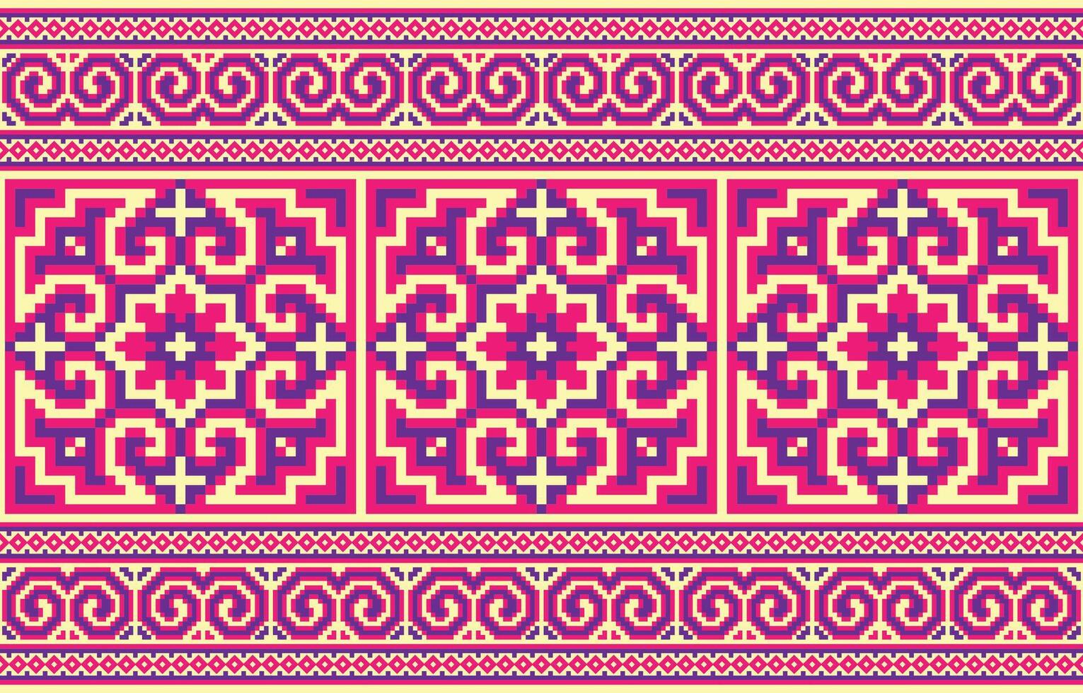 geométrico cruzar puntada patrones a muestreadores. diseño para artesanía,resumen,batik,zigzag,sin costura,diseño,estilo,vector,moda,textura,decorativos,patrón,ucraniano,cruz puntada. vector