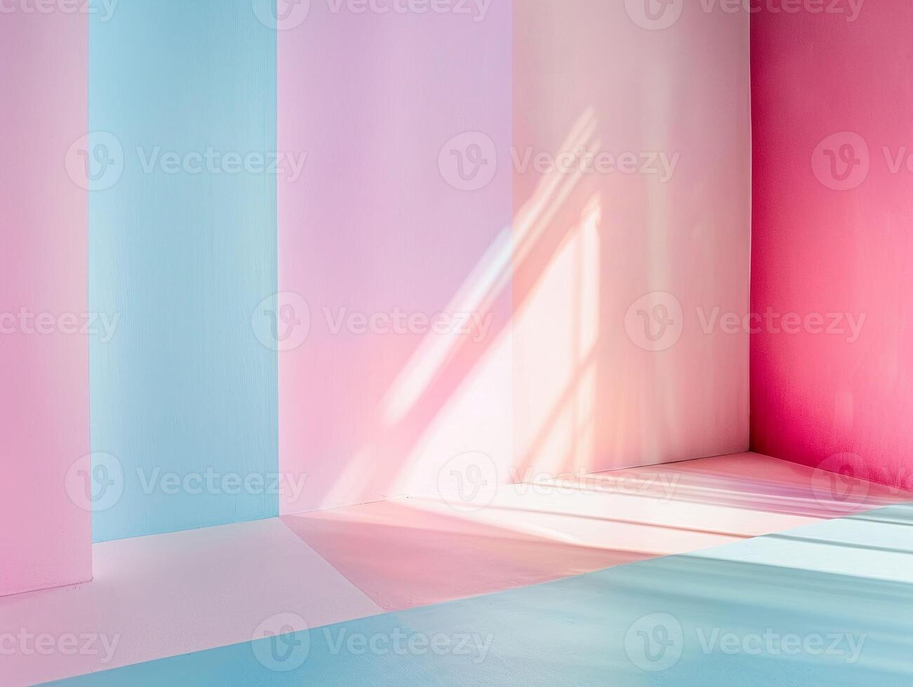 AI generated minimalist backgroundpastel color photo