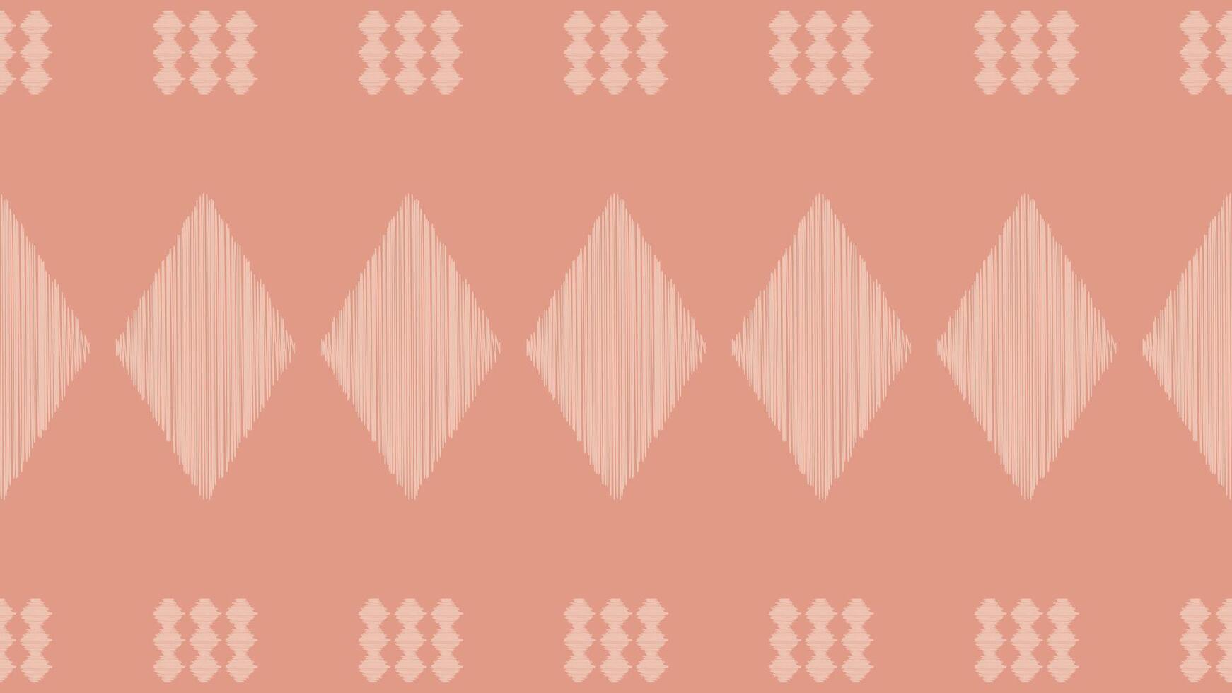 tradicional étnico ikat motivo tela modelo antecedentes geométrico .ikat bordado étnico modelo rosado pastel Rosa rosado antecedentes fondo de pantalla. resumen,vector,ilustración.textura,marco,decoración. vector