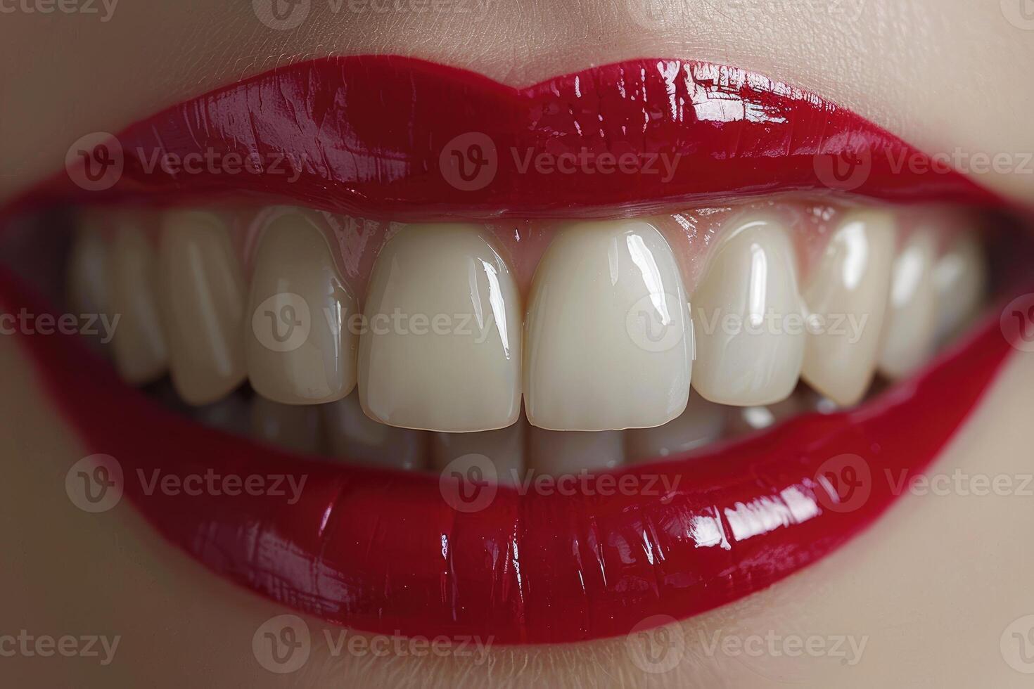 AI generated wide smile dental teeth professional photography photo