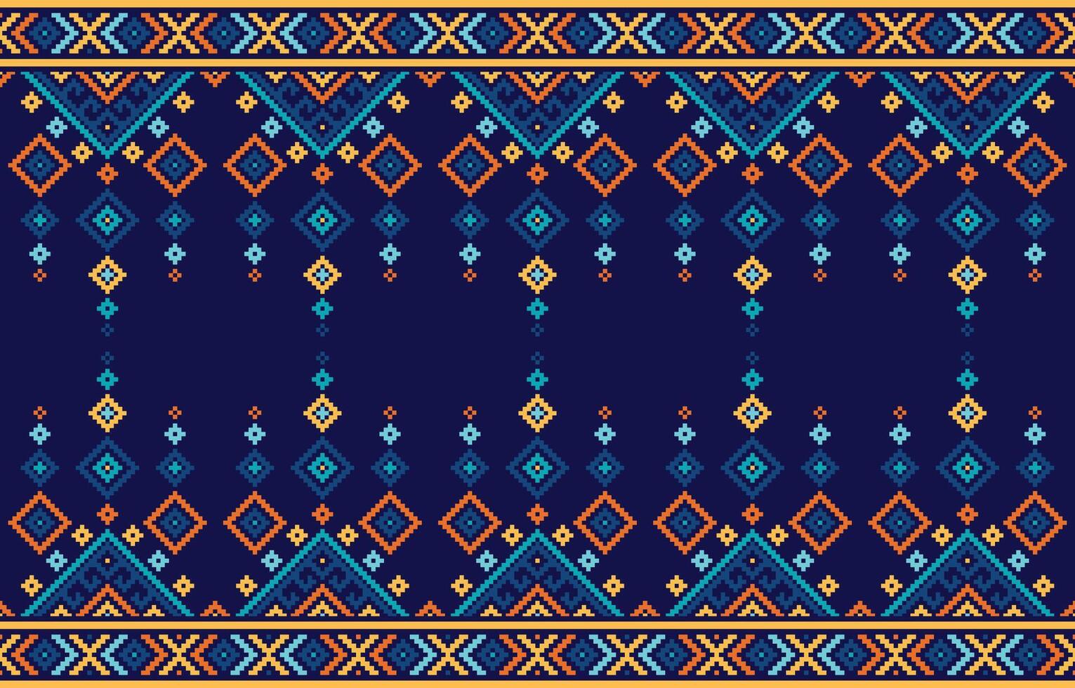 Fabric design featuring a repeating pattern of diamonds and triangles. Design for ethnic,fabric,motif,tribal,stripe,ornamental,mexican,repeat,triangle,carpet,embroidery,retro,illustration,pattern. vector