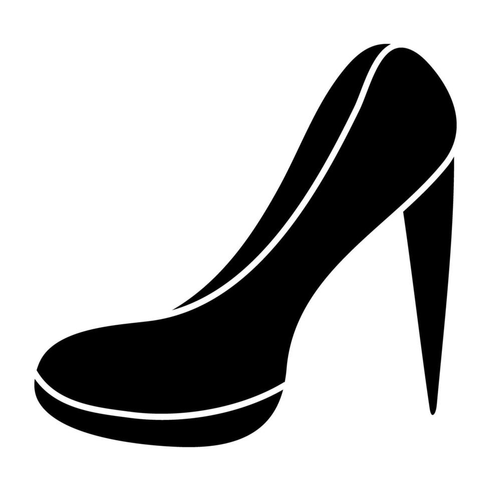 A trendy design icon of heel vector