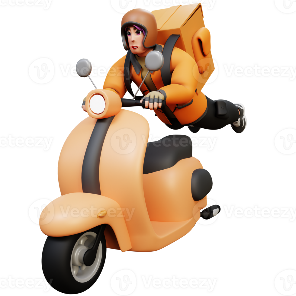 Faster Delivery 3D Illustration for App,Web,etc png