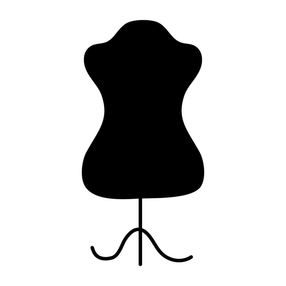 An icon design of mannequin vector