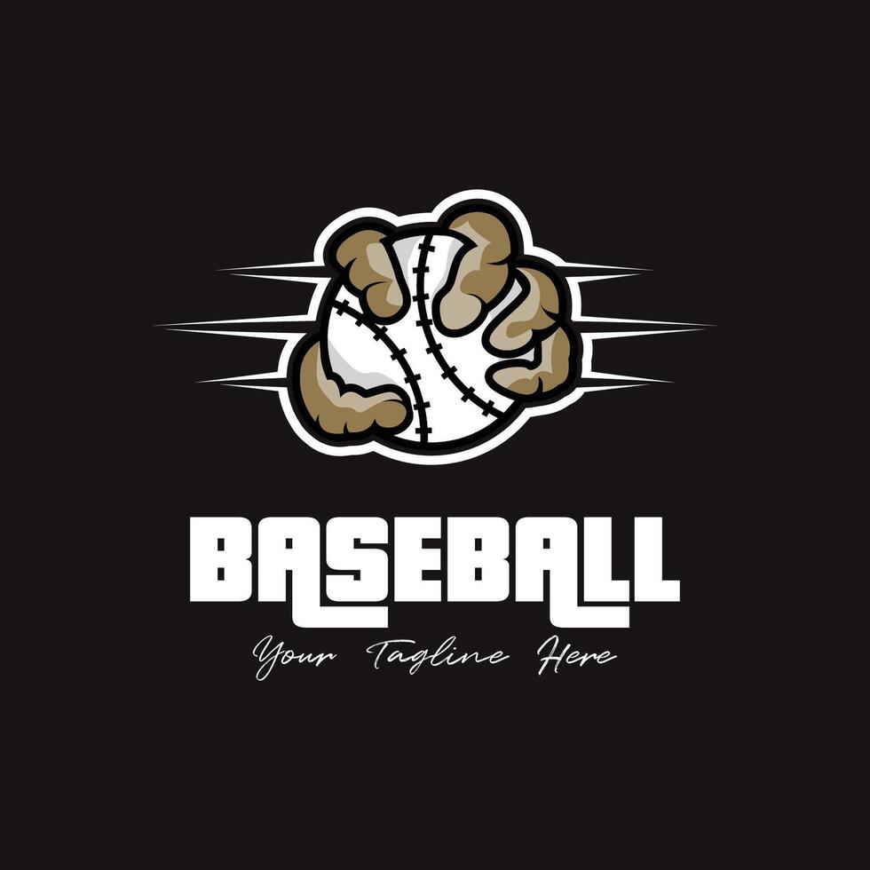 Baseball logo vector, baseball badge,sport logo,team identity,vector illustration. suitable for use as a sports club or community logo vector