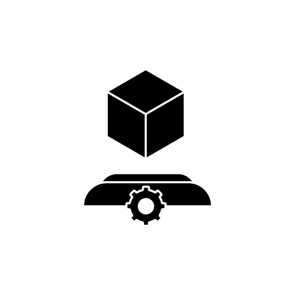 projection concept line icon. Simple element illustration.projection concept outline symbol design. vector