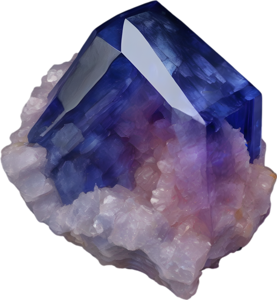 ai generado zafiro piedra, vistoso piedra preciosa clipart. png