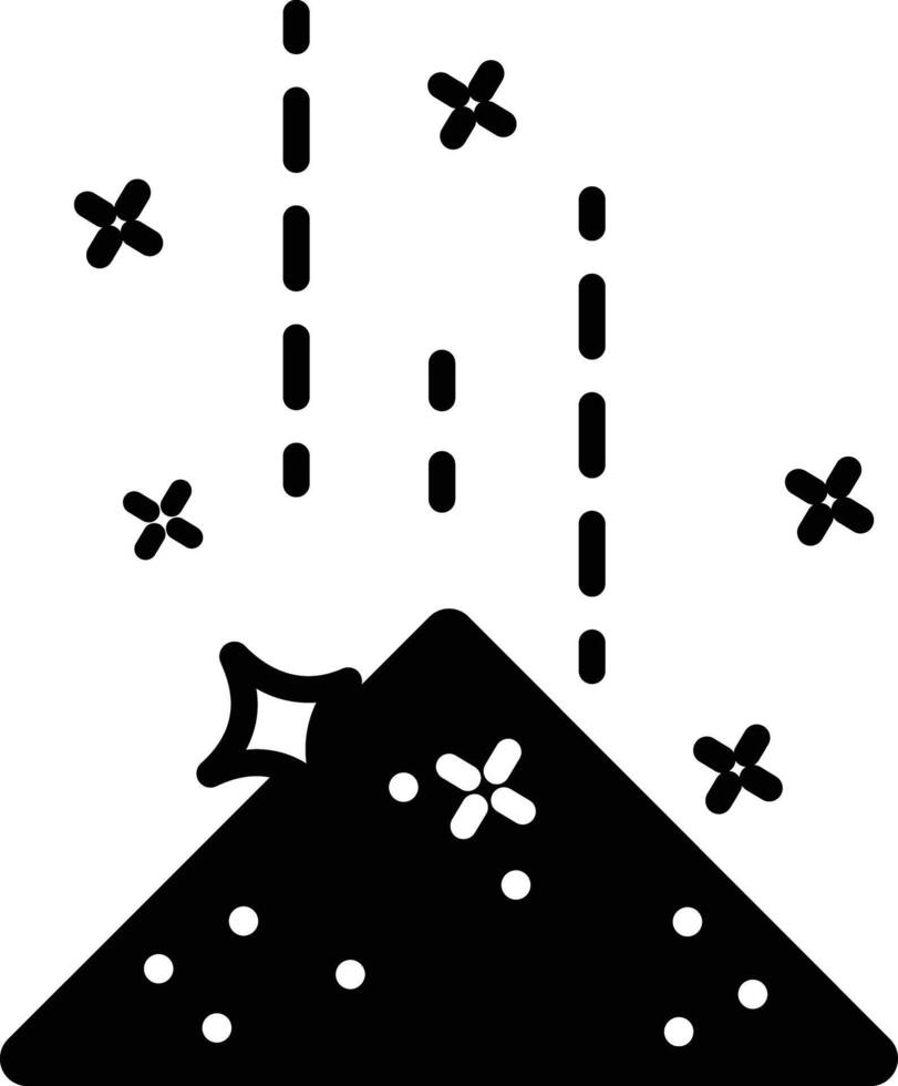 Magic Dust glyph and line vector illustration