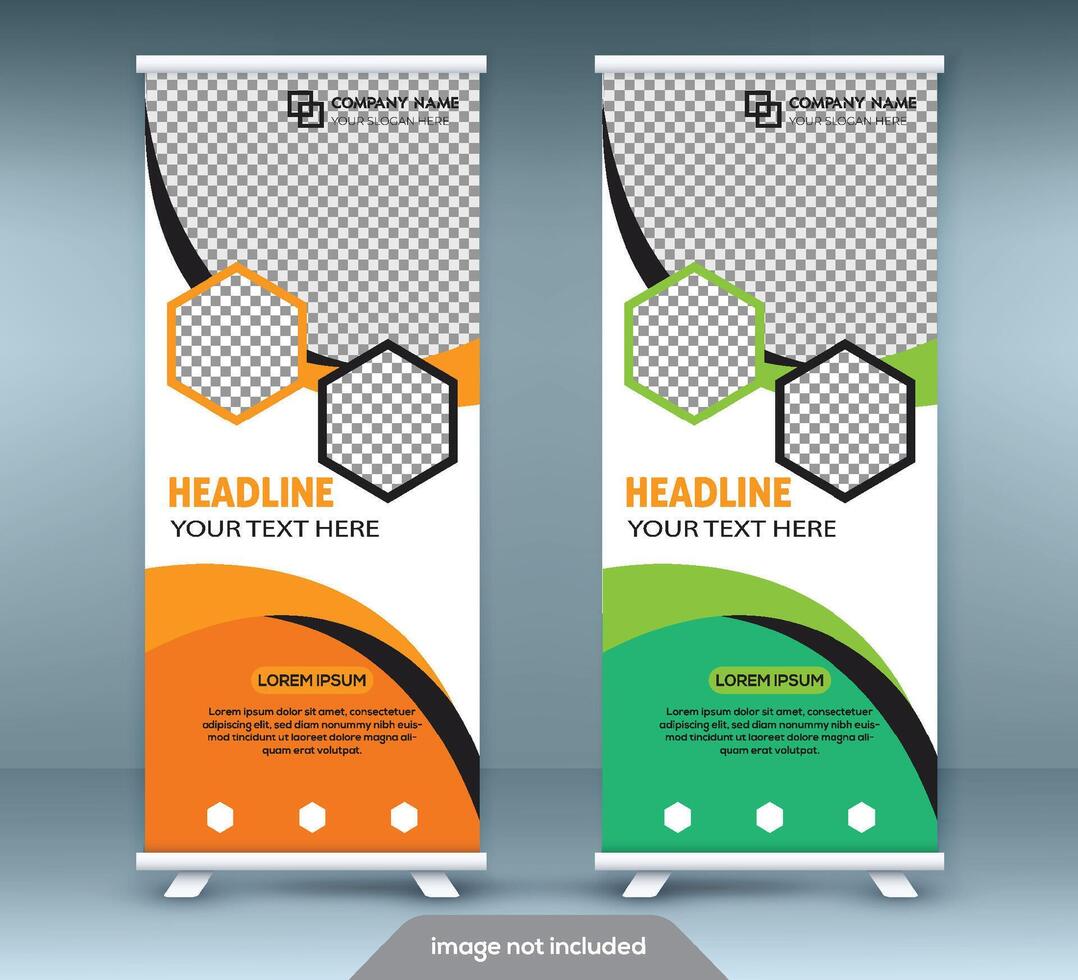 Rollup design PNBusiness Roll Up. Standee Design. Banner Template. Presentation. vector