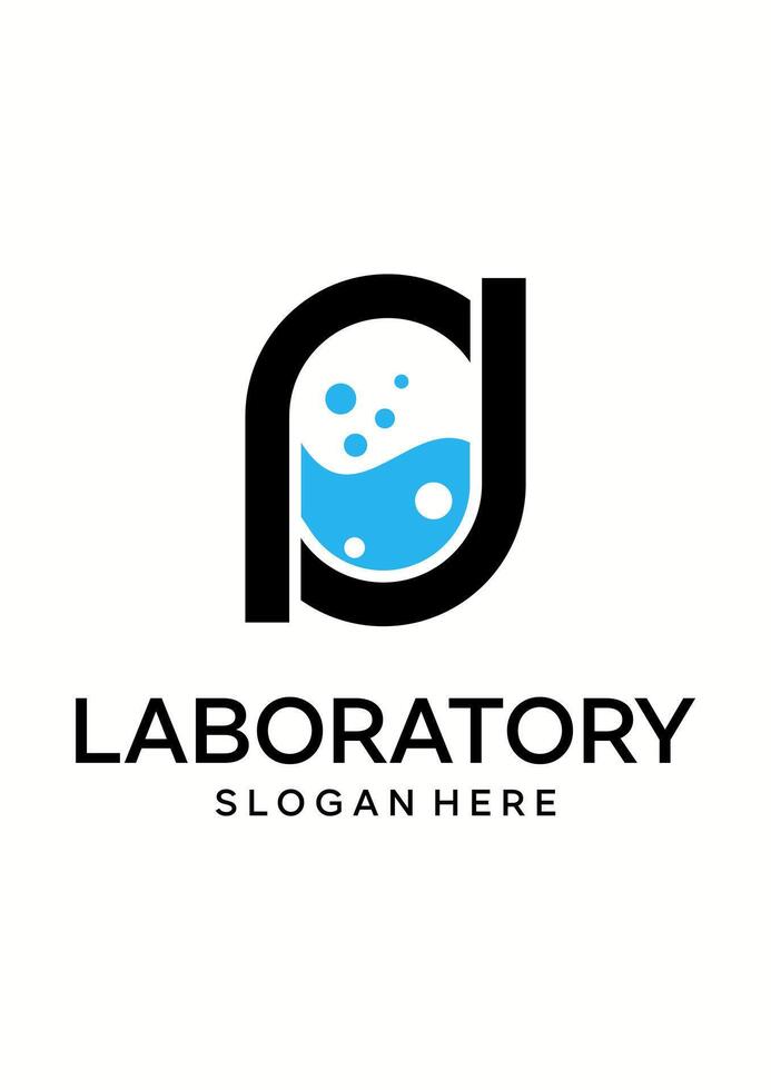 logo laboratoey idea vector logo design