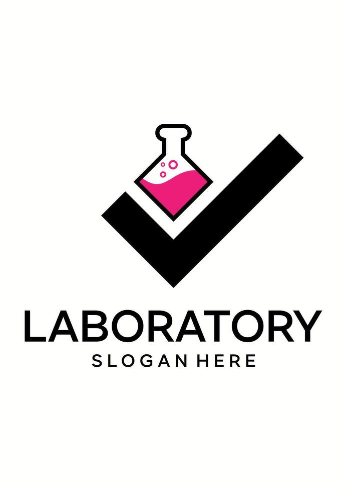 logo laboratoey idea vector logo design