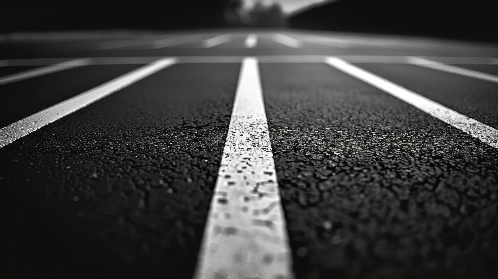 AI generated Quiet Empty Street photo