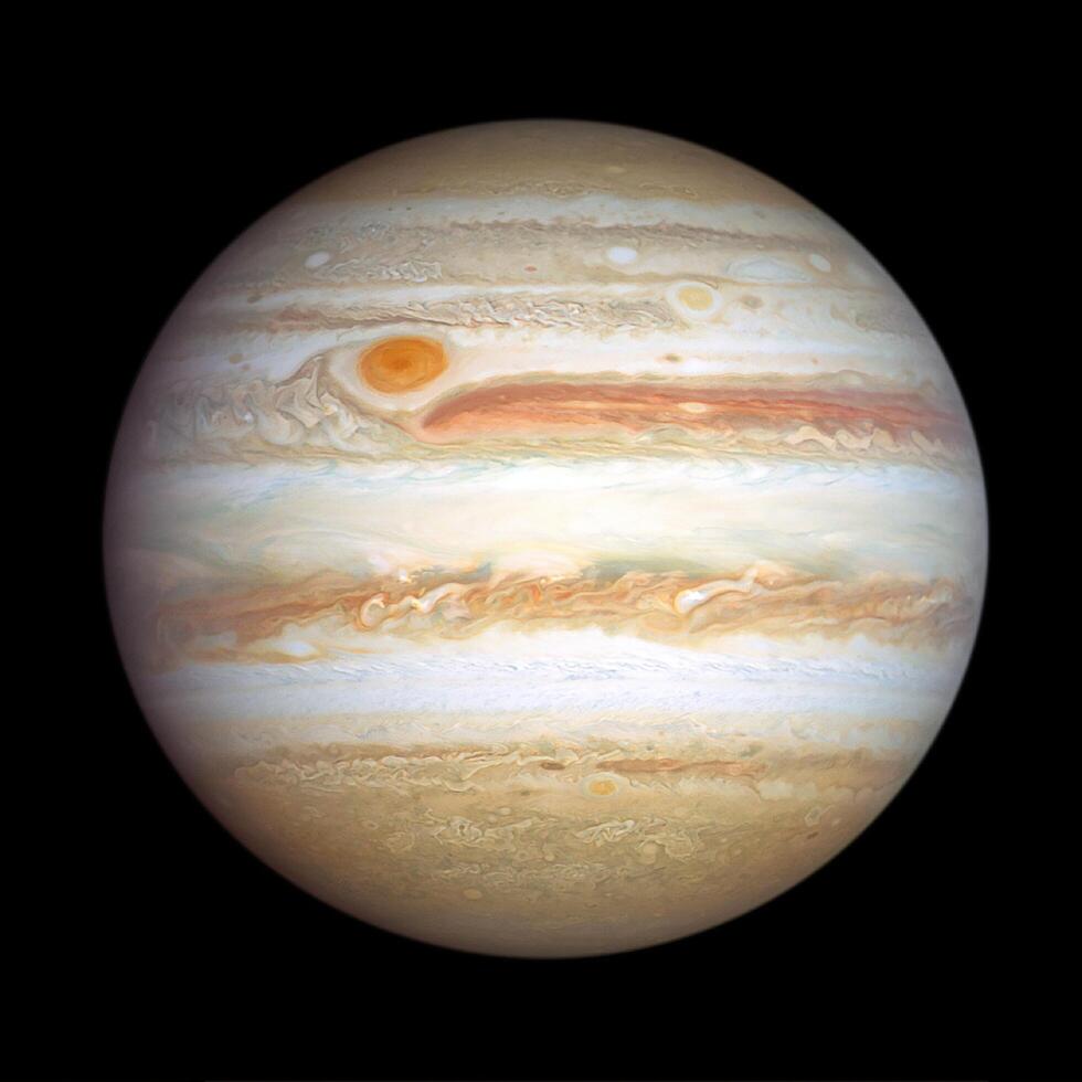 Jupiter, the largest planet of the solar system. photo