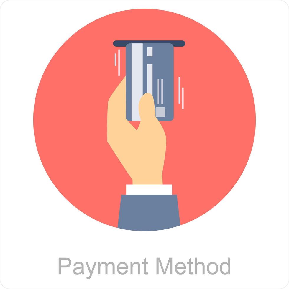 Payment Method and payment icon concept vector