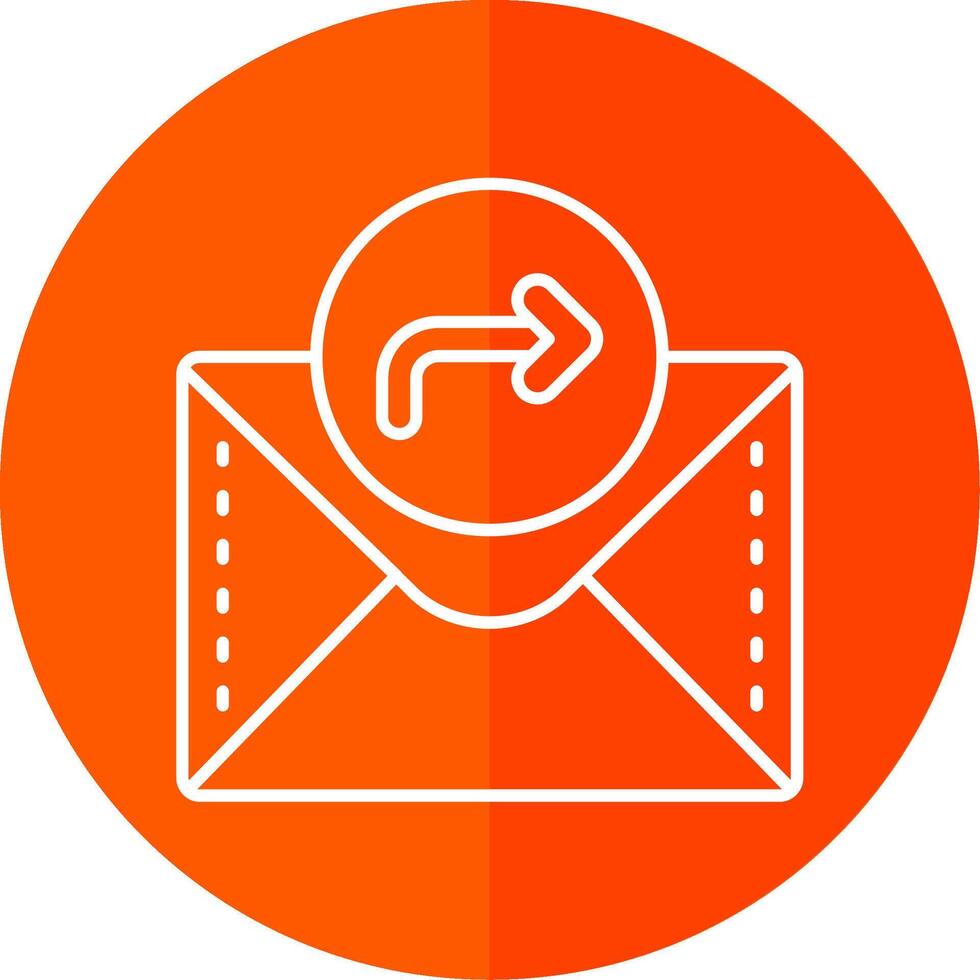 Right arrow Line Red Circle Icon vector