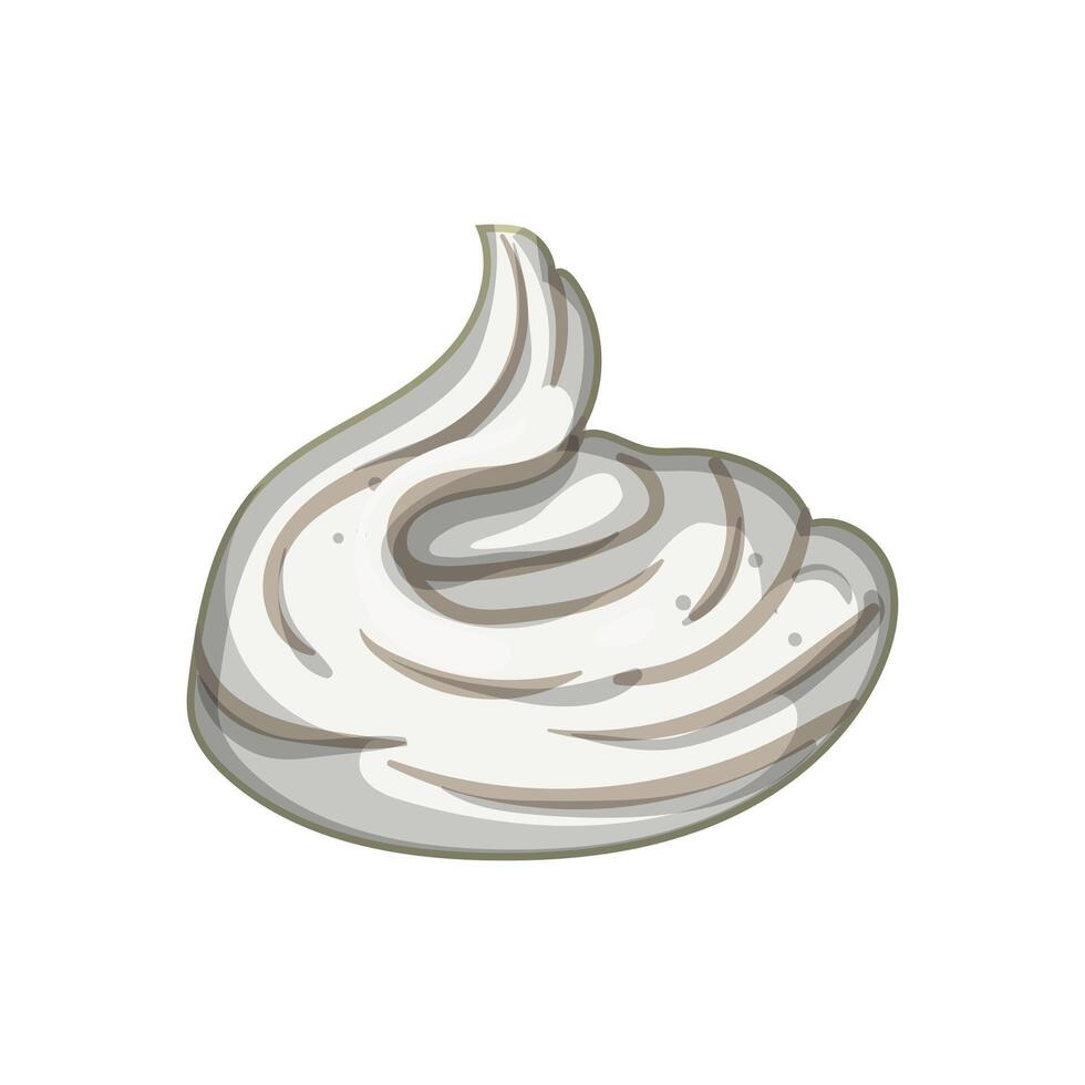 food meringue cartoon vector illustration