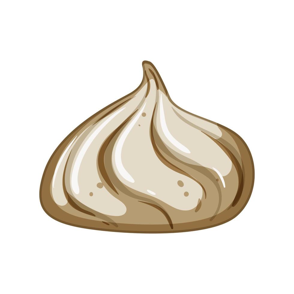 decoration meringue cartoon vector illustration