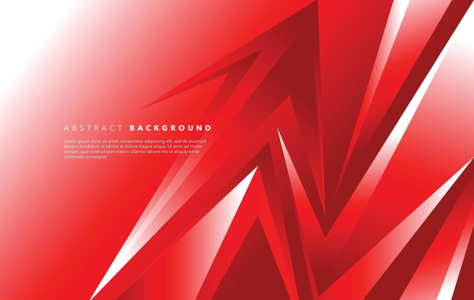 Abstract red modern background gradient color. Red and white gradient suit for presentation design and backdrop. vector