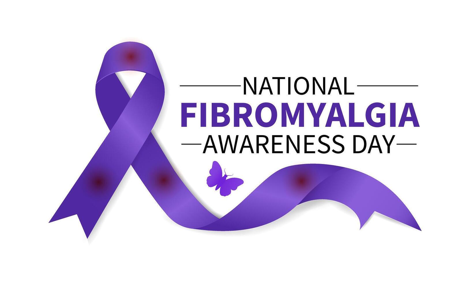 International Fibromyalgia Awareness Day, May 12. Vector illustration. Template for background, banner, card, poster. flyer design. Flat illustration.