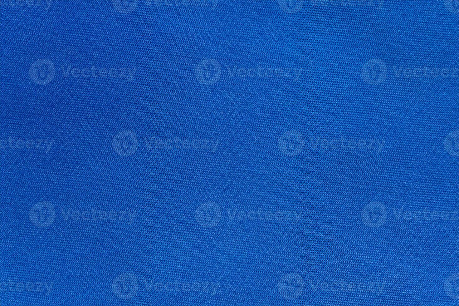 Stylish Navy Blue Polyester Fabric Texture Background. photo