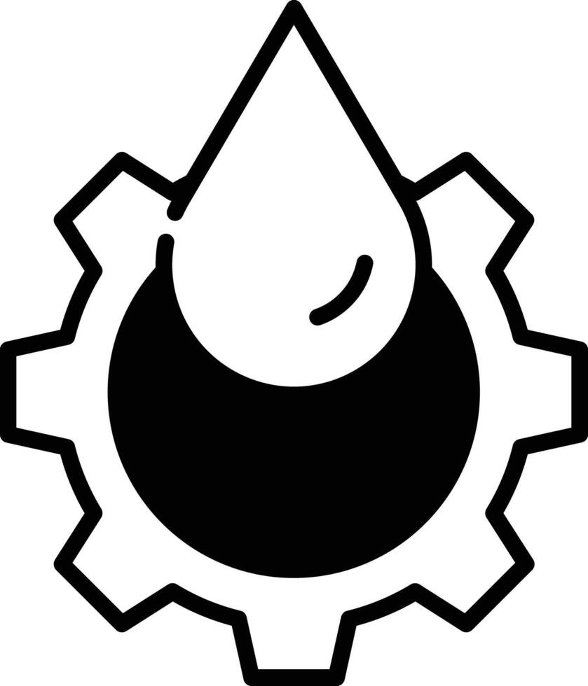 Development glyph and line vector illustration