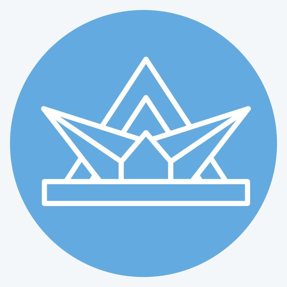 Icon Memorial. related to South Africa symbol. blue eyes style. simple design illustration vector