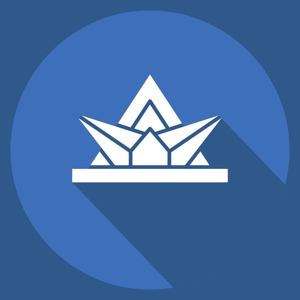 Icon Memorial. related to South Africa symbol. long shadow style. simple design illustration vector