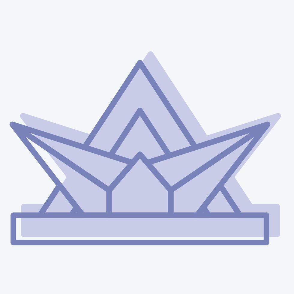 Icon Memorial. related to South Africa symbol. two tone style. simple design illustration vector
