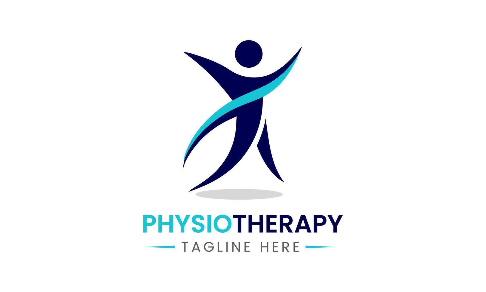 AI generated Physiotherapy vector icon sign symbol logo design template