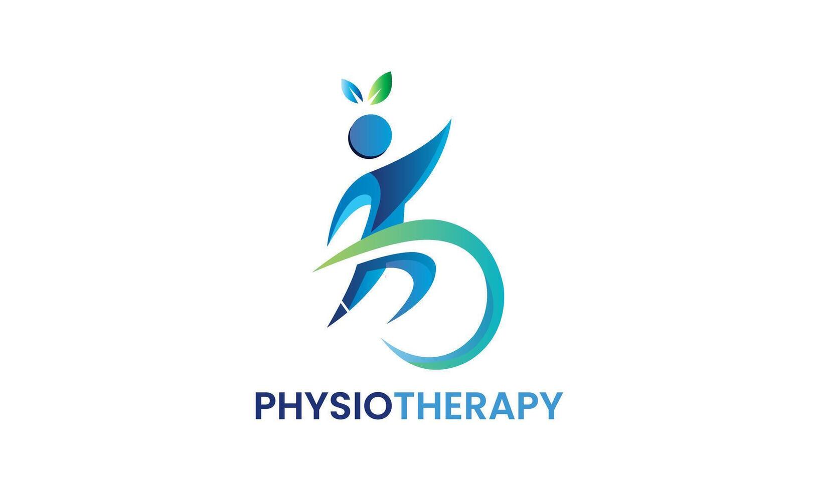 AI generated Physiotherapy vector icon sign symbol logo design template