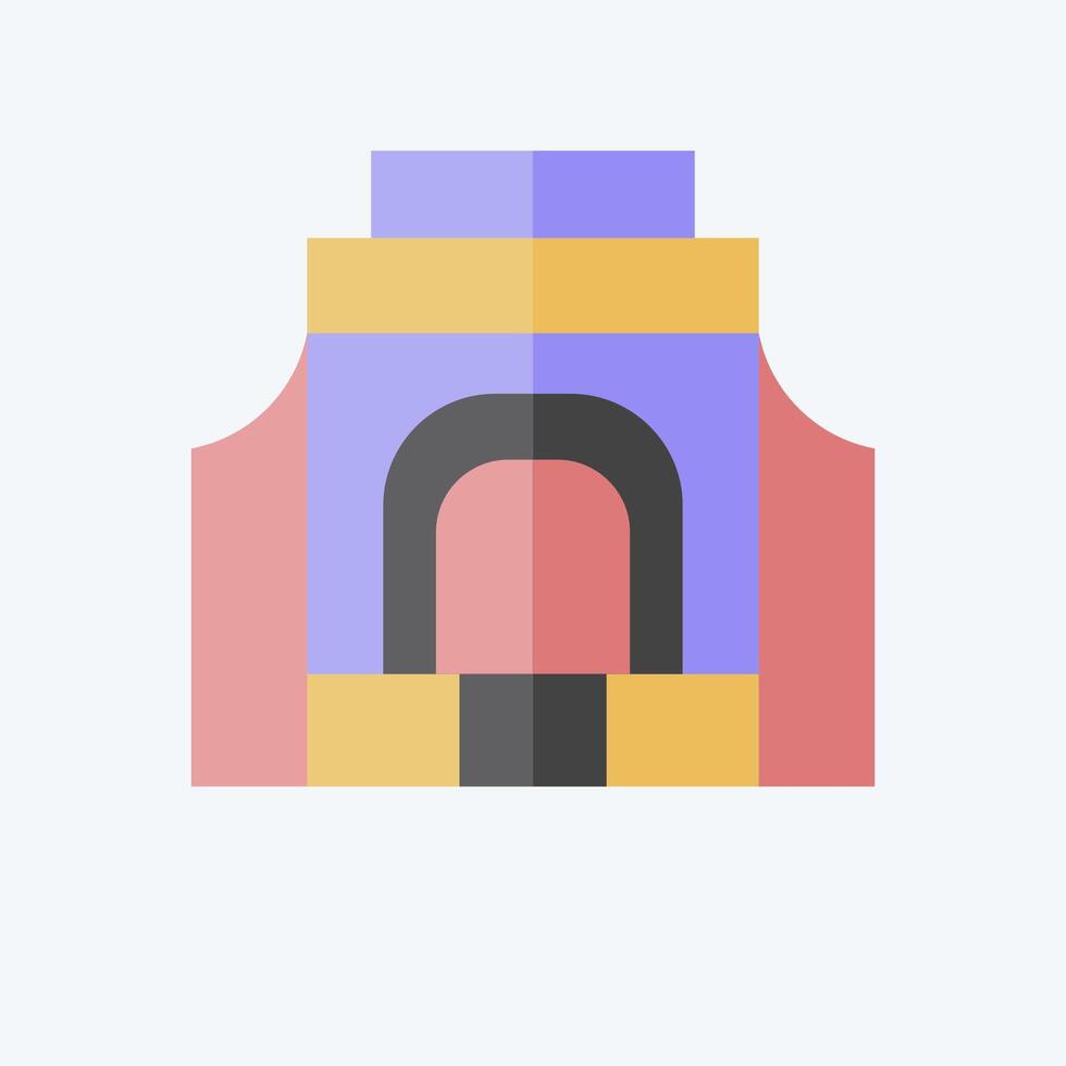 Icon Voor Treeker. related to South Africa symbol. flat style. simple design illustration vector