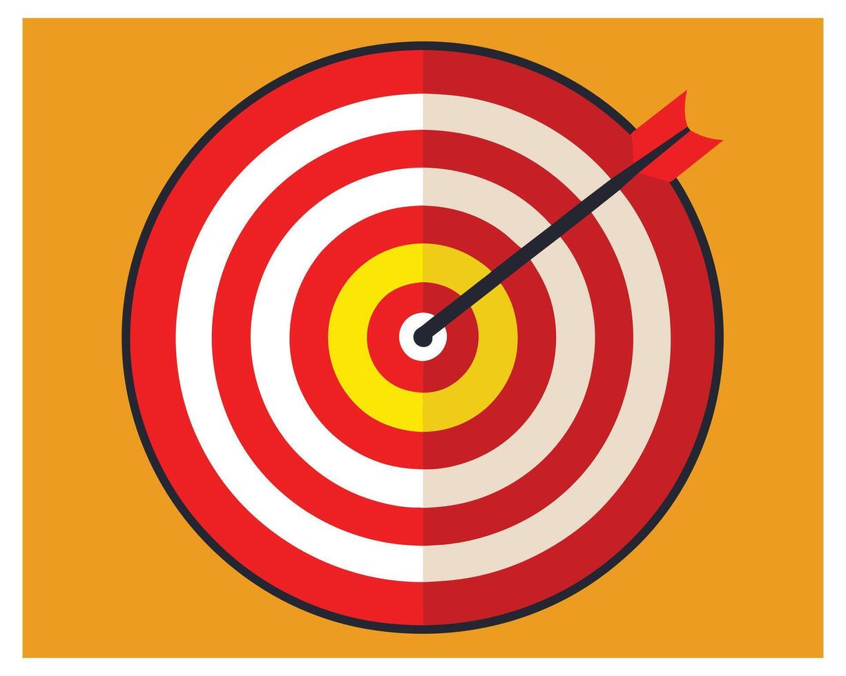 Target Arrows Vector Design On White Background illustration