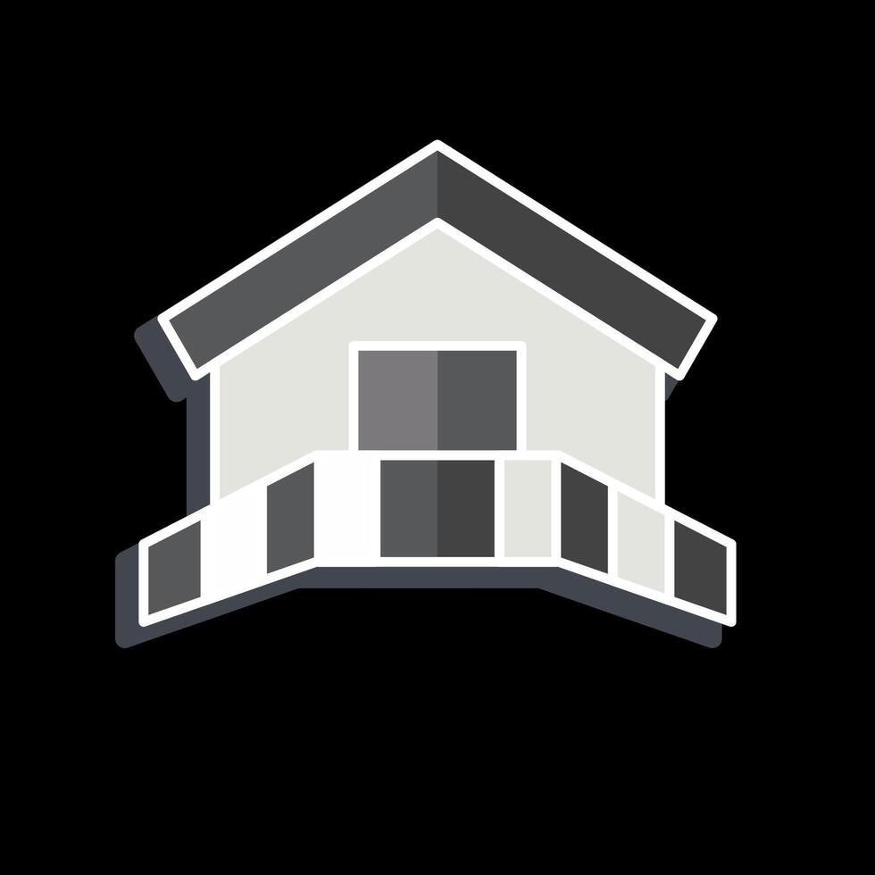 Icon House. related to South Africa symbol. glossy style. simple design illustration vector