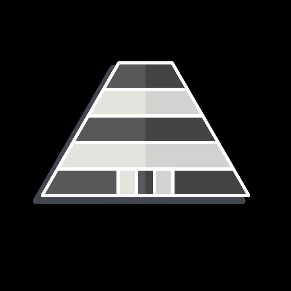 Icon Cradle Of Human Kind. related to South Africa symbol. glossy style. simple design illustration vector