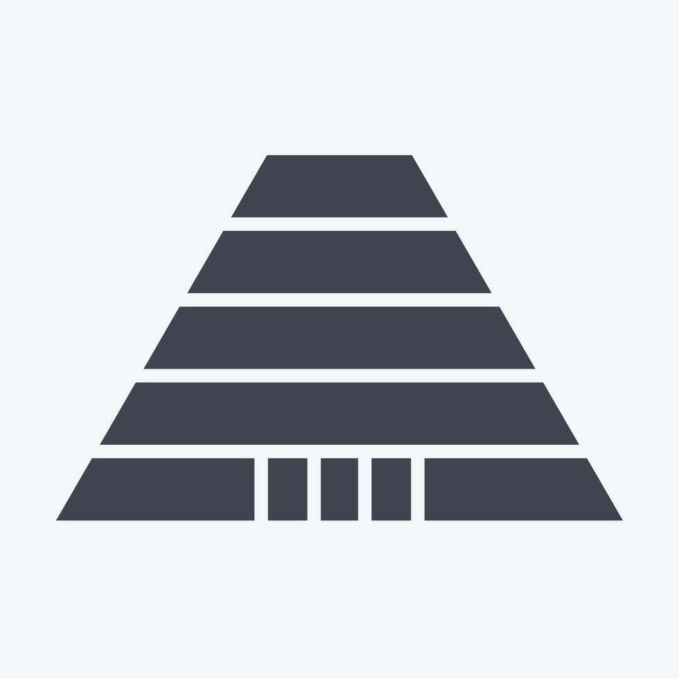 Icon Cradle Of Human Kind. related to South Africa symbol. glyph style. simple design illustration vector