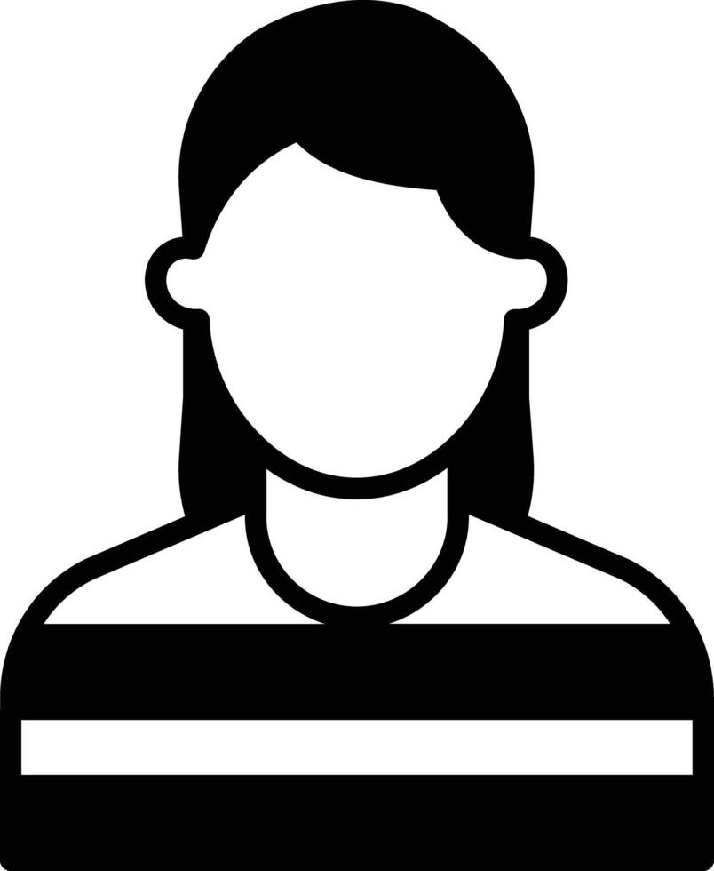 Theft Woman glyph and line vector illustration