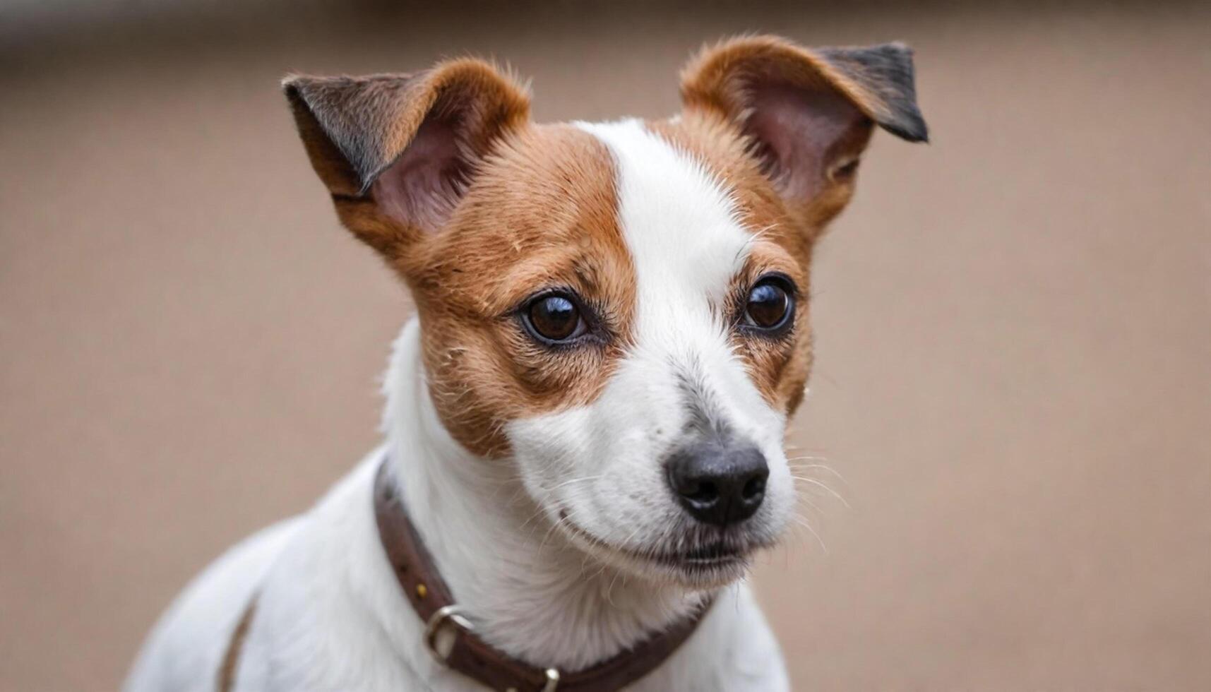 Brave Jack Russell Terrier in nature,Dog Photography photo