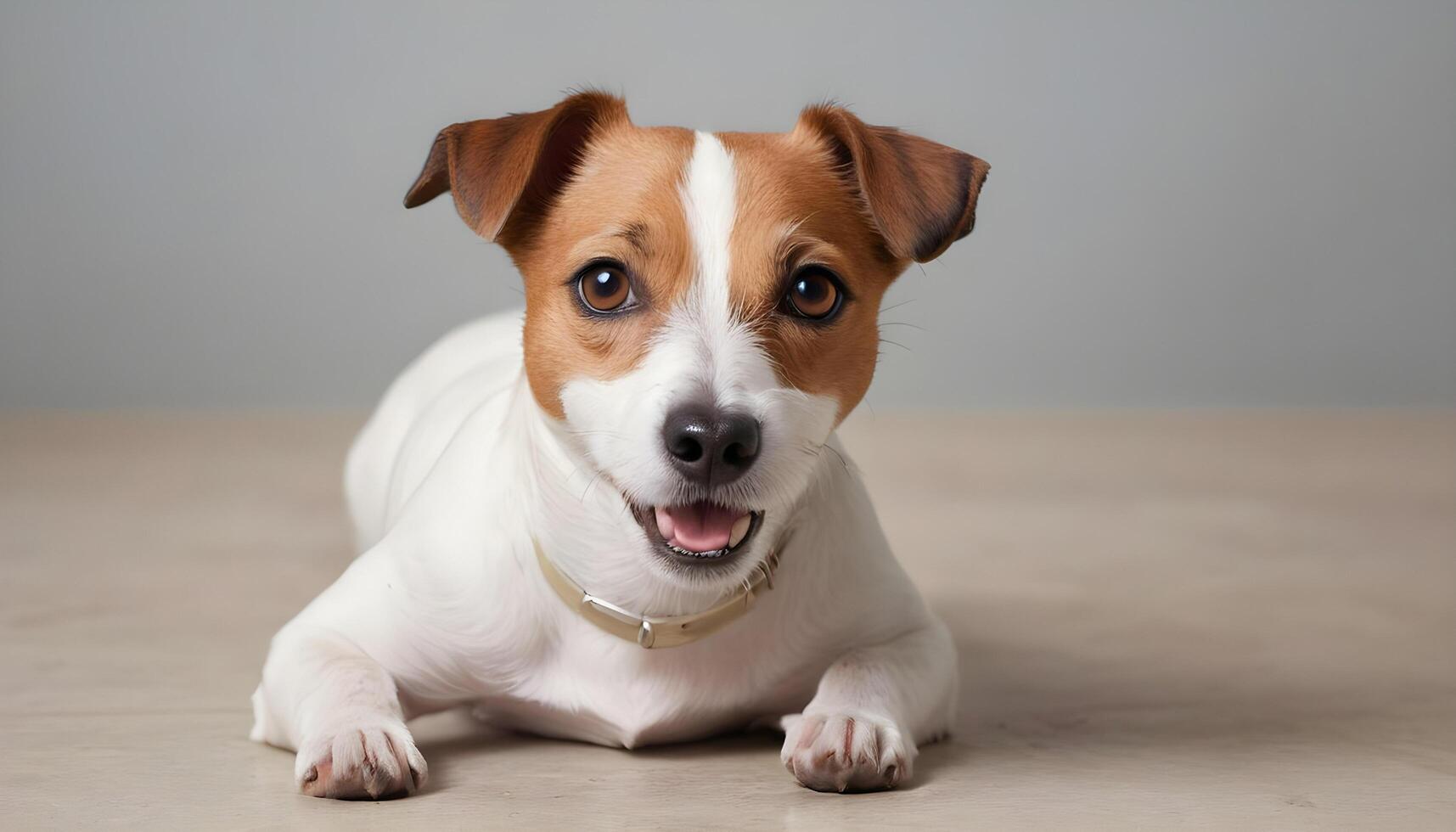 Brave Jack Russell Terrier in nature,Dog Photography photo