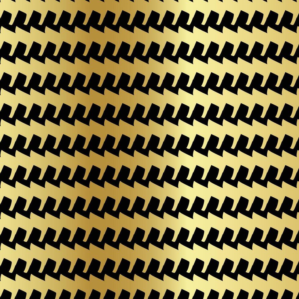 Golden Seamless geometric pattern. Abstract background. Vector Illustration.