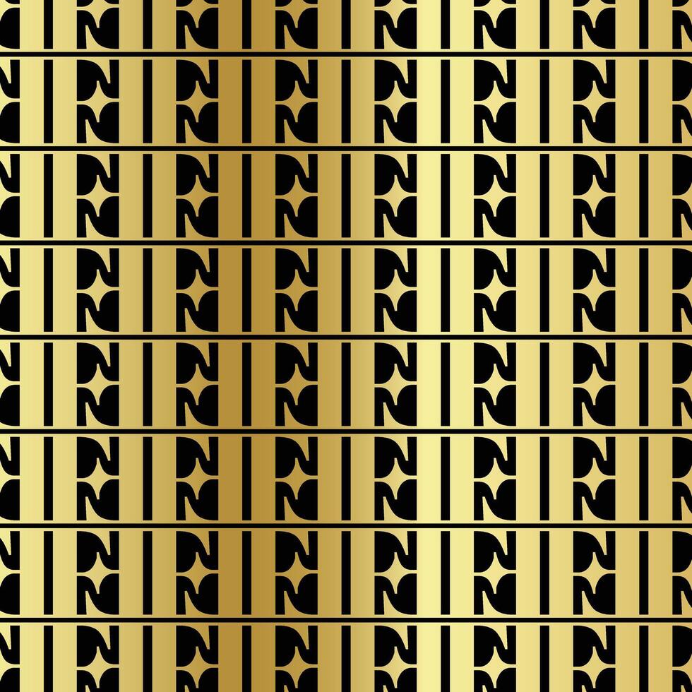 Golden Seamless geometric pattern. Abstract background. Vector Illustration.