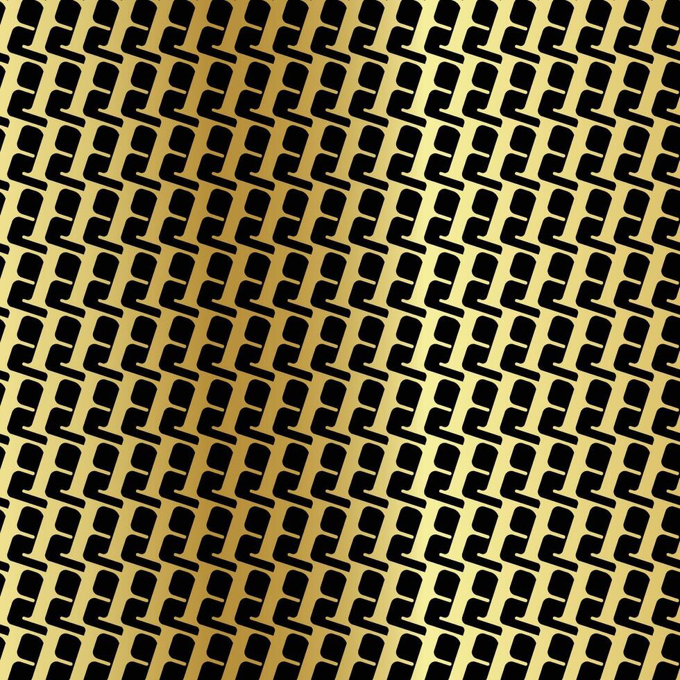 Golden Seamless geometric pattern. Abstract background. Vector Illustration.