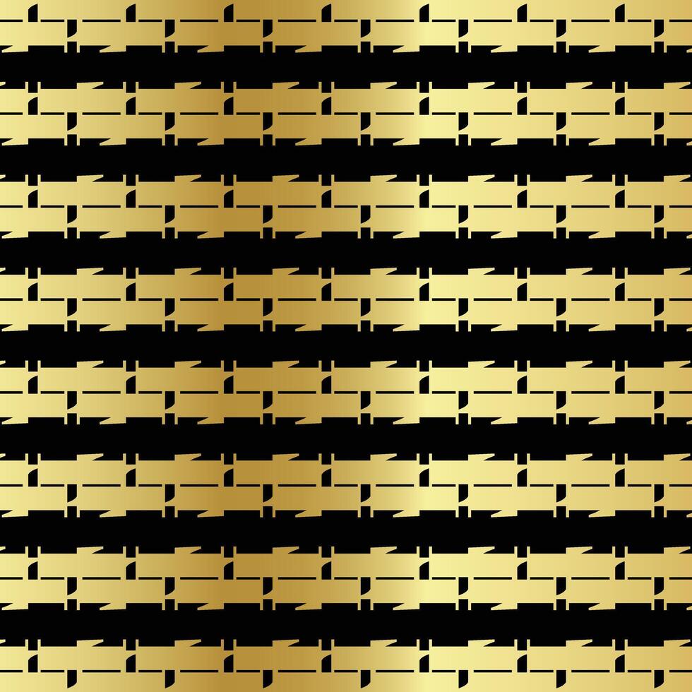 Golden Seamless geometric pattern. Abstract background. Vector Illustration.
