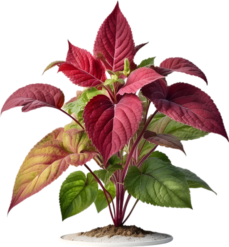 ai gerado aguarela pintura do uma coleus scutellarioides plantar. png