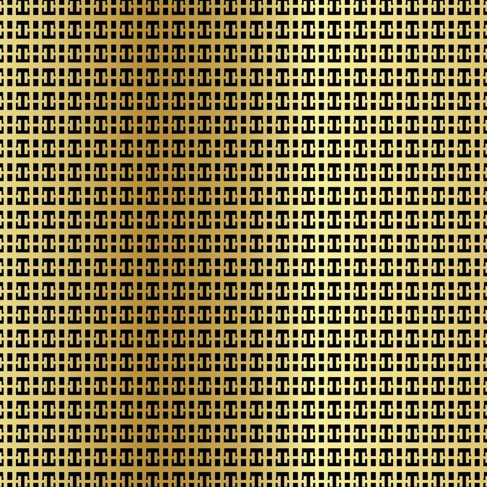 Golden Seamless geometric pattern. Abstract background. Vector Illustration.