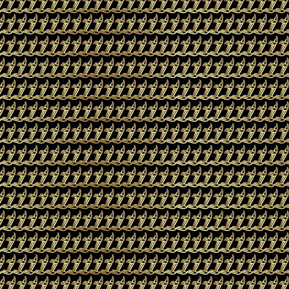 Golden Seamless geometric pattern. Abstract background. Vector Illustration.